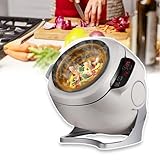 pedenencelia Automatic Cooking Machine,Full-Size Food Processors,Commercial Food Processor, with 360° Rotating-3d All-Round Heating/Touch...