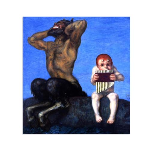 Impression sur toile Franz Von Stuck Dissonance Tableau Décoration 95x80