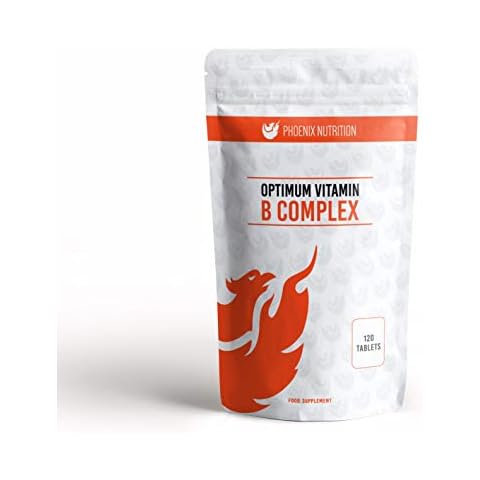 Optimum Vitamin B Complex with Methylcobalamin, P5P & Methyl Folate x 120 Tablets by Phoenix Nutrition Cover