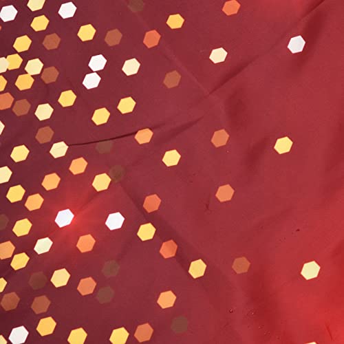 Cortina de Feliz Natal, cortina de sombra de cores de impressão brilhante durável e colorida impress