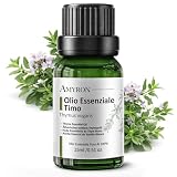 AMYRON Olio Essenziale Timo 15 ml | Timo Timolo | Thymus Vulgaris | Aroma Erbaceo Intenso Naturale e Puro al 100% | Ideale per Aromaterapia e Diffusore