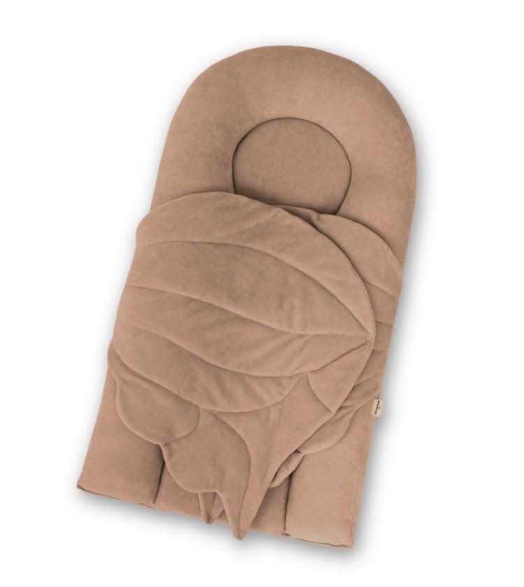 Handmade Baby Play Lounger – Soft Cotton Nest for Tummy Time, Diaper Changes & Play – Hypoallergenic Materials – Two Size Options (Taupe, Maxi)