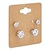 Juvale Earring Cards for Selling Jewelry - Kraft Paper Jewelry Tags for Selling - Earring Display Cards - Pre-Cut Holes for Studs & Hoops - 200 Count, 2 x 2 In, Kraft