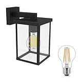 Éclairage extérieur intemporel : cette lampe d'extérieur crée une atmosphère chaleureuse et une véritable sensation de plein air. Les matériaux de haute qualité garantissent une résistance fiable à toutes les conditions météorologiques.