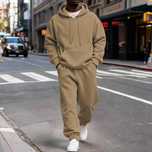 Sweat Set for Men Hoodies and Sweatpants Mens 2 Piece Outfits - image 3