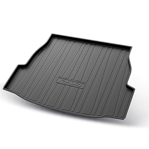 WGGDRAQQ Cargo Liners Fits Toyota RAV4 2019-2023 Rear Trunk Floor Mats 3D Boot Tray All-Weather TPE Black