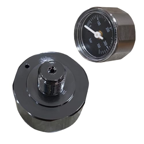 1/8\" BSP 350Bar Paintball Gauge 28mm Pressure Gauge Regulator Parts for Paintball Airsoft Air Rifle PCP FX EDGUN Manometer