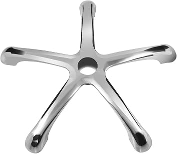 Antlu Chair Base Leg Replacement Parts to Repair Office Swivel Pneumatic Chair Bottom, Heavy Duty Aluminum Metal 20.5 inches