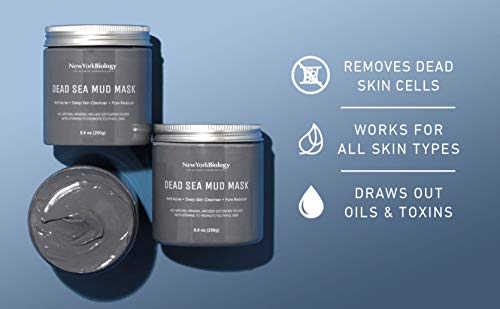 New York Biology Dead Sea Mud Mask For Face And Body With Dead Sea Mud Mask For Face And Body Infused With Eucalyptus - Spa Quality Natural Skincare For Women, Men - 8.8 Oz #TOP1