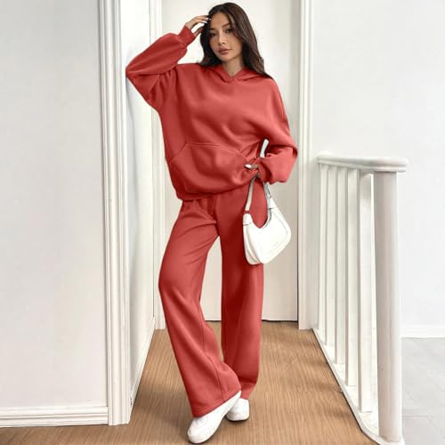 Women Sweatsuits 2 Piece Set Oversized Trendy Sport Lounge Tracksuits - image 2