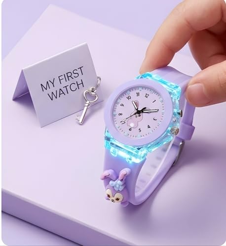 Image of FRIEDRICH 3D Cartoon Charecter Multi Colour Light Children Kids Watch for Boys Girls Analog Watch Boys Best Gift Baby for Kids Watch for 3+ to 11 Year Old boy Girl