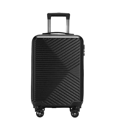 Suitcase 20inch Lightweight Hardside 4-Wheel Spinner Travel Luggage,Scratch-Resistant Carry-on Luggage(C)