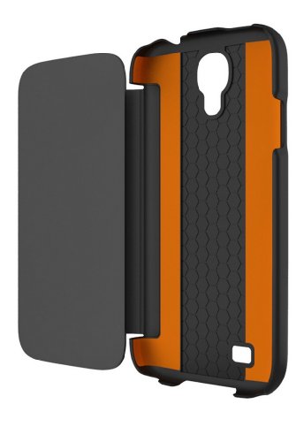 Design sottile e minimalista. tech21 - Custodia D3O Impact Snap per Samsung Galaxy S4, Colore: Nero