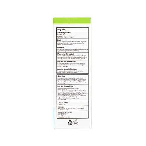 Bouquet Natural Hemp Cream Roll-On for Pain Relief and Inflammation with Arnica and Menthol - Image 7