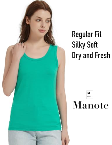 Image of 100% Merino Wool Tank Top for Women, Scoop Neck, Active Lightweight Breathable Undershirt, No-Odor Base Layer