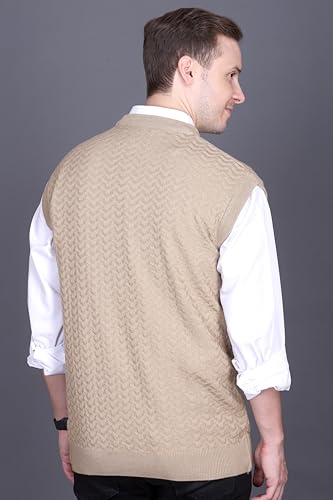 Image of GODFREY Half Sweater for Man Winter Pullover - Sleeveless Men Sweaters