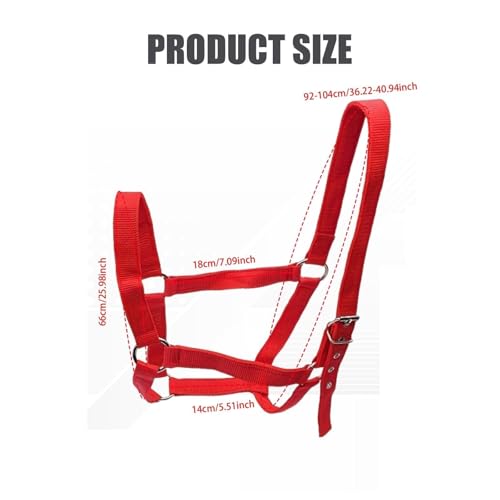 Licol pour chevaux de concours avec ajustement ergonomique gorge et menton