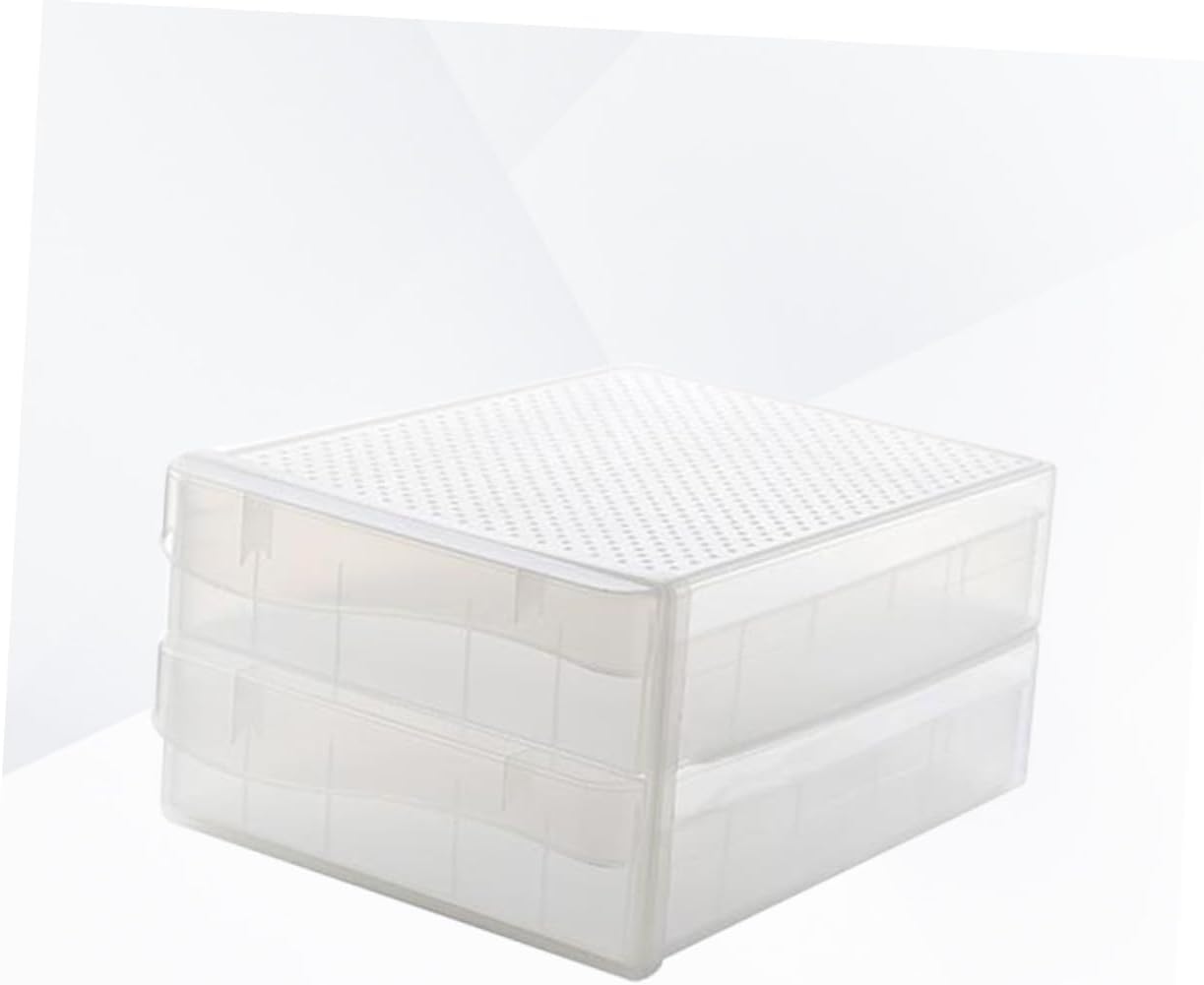 60grids Egg Cartons Reusable Egg Organizer for Refrigerator Plastic Crisper Type