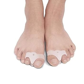 Toe Separator for Feet Toe Spacers Correct Toes Yoga Silicone Hammer Toe Corrector for Women & Men Correct Toe Straighteners for Overlapping Toes (All Finger Toe Separator)