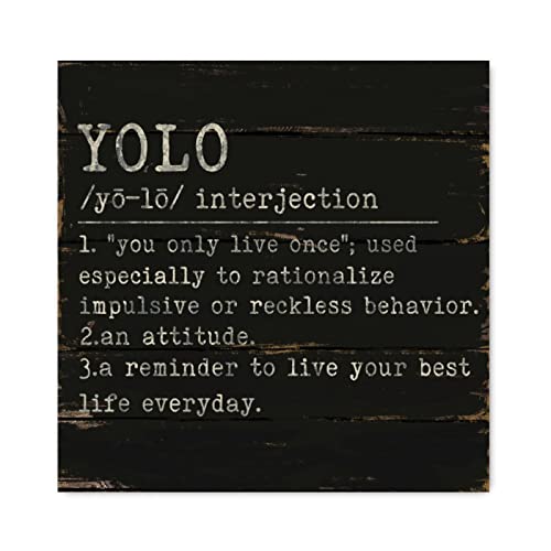 Citations positives dictionnaire yolo pour habiller un mur vide de chambre