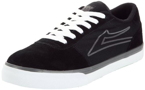 Lakai Men's Manchester Select,Black/Silver Suede,8 D (M) US