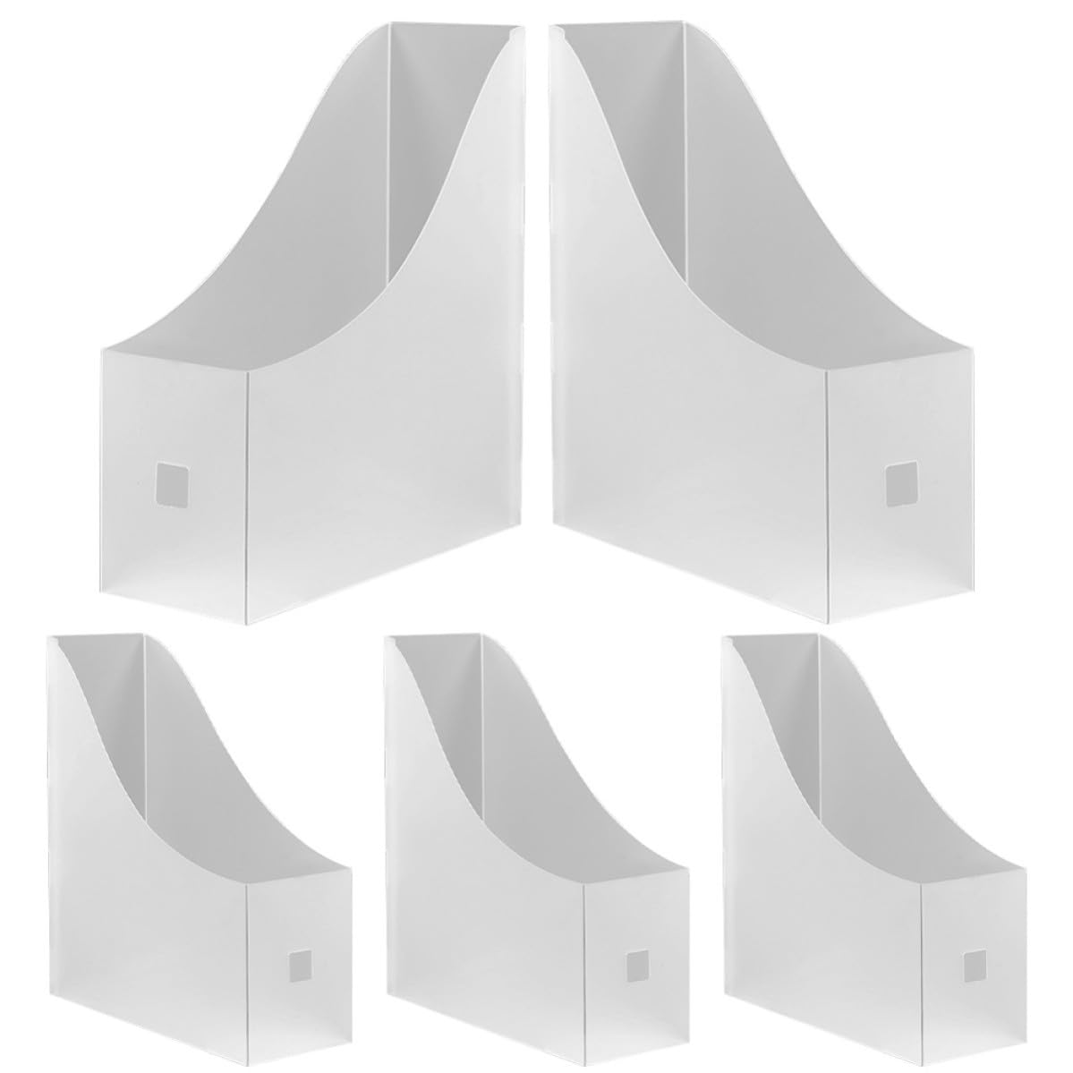 Étagère de rangement de bureau MAGICLULU en plastique lot de 5 pour documents