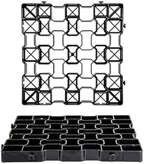 11 sq ft/4pcs Pack Permeable Pavers Grass Grid for Driveway, Patio RV Pa...