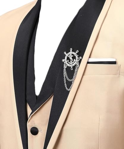 ORBITRAY Men Wedding Suit 3 Pieces Grooms Suit Men Luxury Suit Event Party Wear Suit Slim Fit Suit3