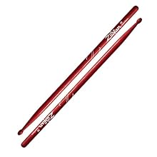 New 5A profile for improved balance, response and durability Very popular Zildjian stick model in red Tip Shape: Oval Tip Type: Wood Length: 16", Diameter: .560"