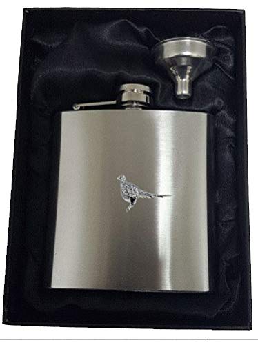 Flasque en acier inoxydable faisan B16 177 ml, une idée cadeau idéale pour les chasseurs