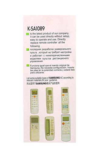 Image of LipiWorld K-SA1089 AC Universal Remote (Different Body Please Check Second Image) Compatible with Samsung Ac Remote