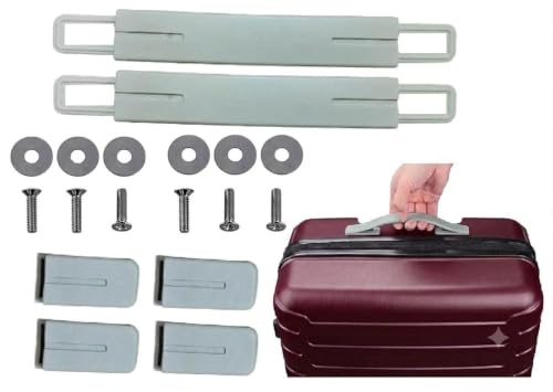 Image of Repair Replacement Luggage Wheel Part Accessories for VIP, Safari, American turistr, Skybag Suitcase Trolley Bag for Luggage Parts (2 PCS Grey Handle)