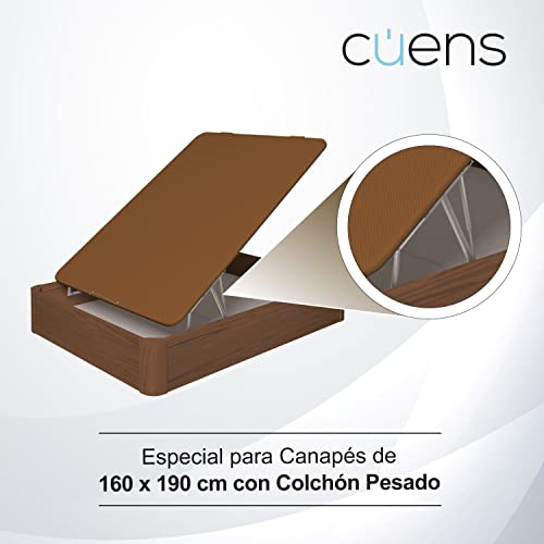 Set Di 2 Cerniere A Doppio Pistone Per Letto Contenitore 160 Cm - Speciale Per Letti Con Materasso Pesante - Include 4 Ammortizzatori, Dadi E Rondelle - Cuens - 2