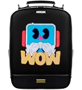 Hookaba Bold Elite LED Backpack – 21L Smart Backpack with 64×64 Pixel Removable LED Screen, IPX5 ...