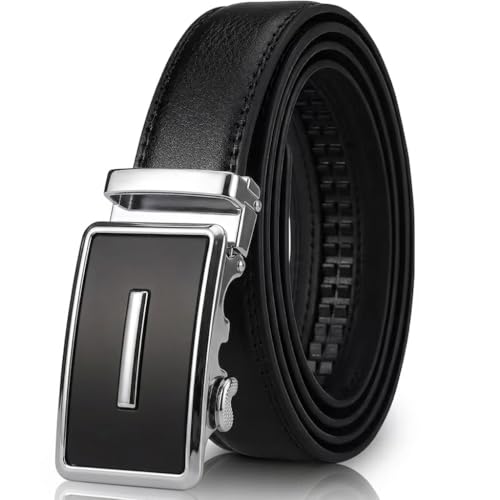 Image of WildHorn Men's Genuine Leather Belt for Men| Premium Auto-Lock Buckle | Adjustable up to 48 inch | Formal & Casual Wear | Micro-Adjust Fit | Stylish Gift Box Included