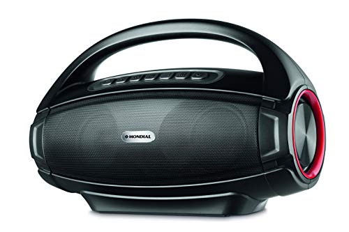 5 Melhores Modelos de Caixa de som Mondial sk 06 2 Caixa de Som Mondial, Monster Sound II, Bluetooth, Bivolt, Preto/Vermelho, 60W -...