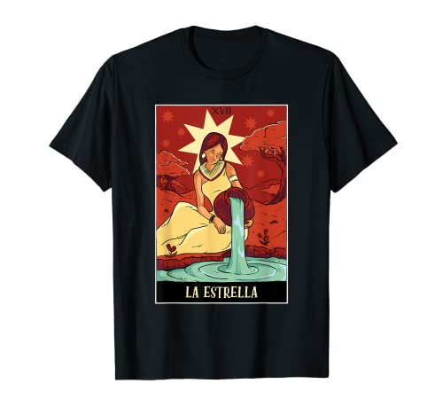 Tarot Style Card Design - The Star Version en Español Camiseta