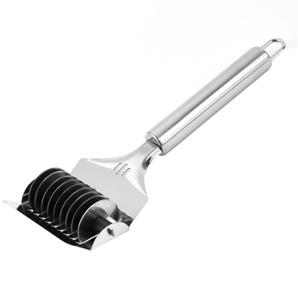 CTRLZS High Grade Stainless Steel Noodle Lattice Roller Dough Cutter for Kitchen Cooking Tools Easy Install Easy to Use