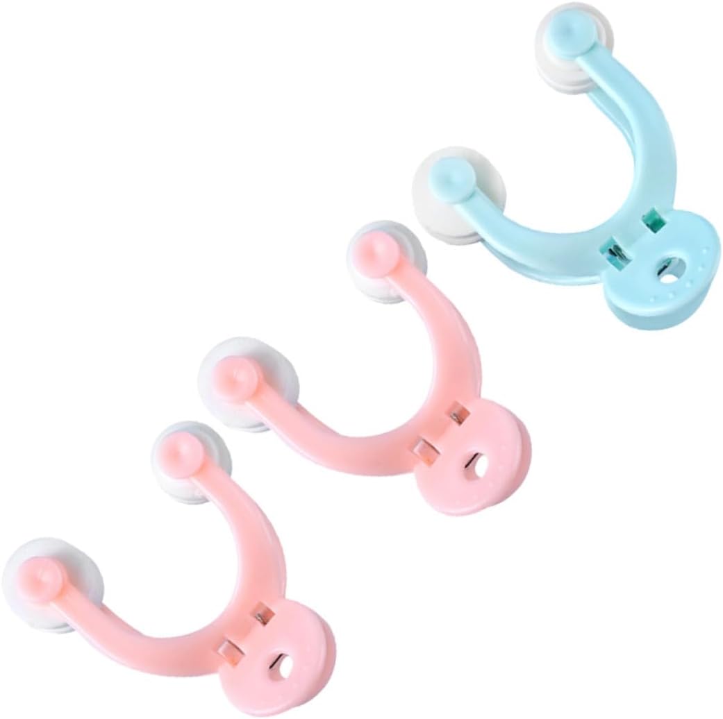 POPETPOP 9pcs Nose Contour Clips Nose Lifting Shaper Nasal Guard for Swimming Beauty Tool for Women Men Random Color