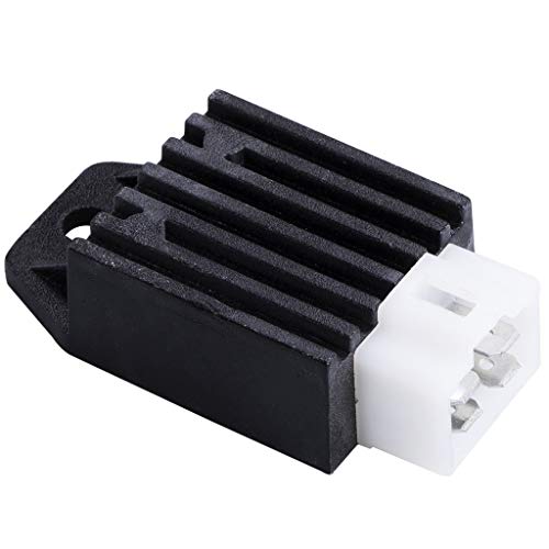 Cncmotok Cdi Box Ignition Coil Solenoid Relay Voltage Regulator With Spark Plug Set Of Five(5) For 50Cc 70Cc 90Cc 110Cc 125Cc Atv Dirt Bike And Go Kart #TOP3
