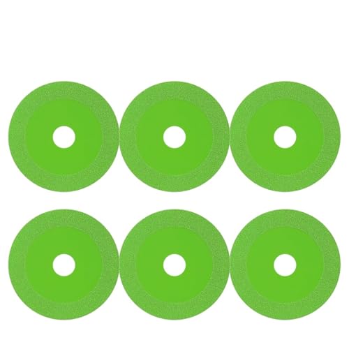 Lame de coupe en verre 100mm ultra-fine pour éviter les éclats sur le cristal et le jade (6 pcs)