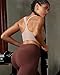 RUNNING GIRL High Impact Sports Bras for Women, Molded Cup Beige Sports Bra Workout Bras for Women High Support Racerback(WX3046 Nude M)