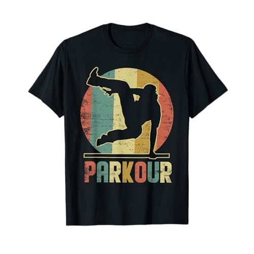 Corredor de parkour Tricking Freestyle Camiseta