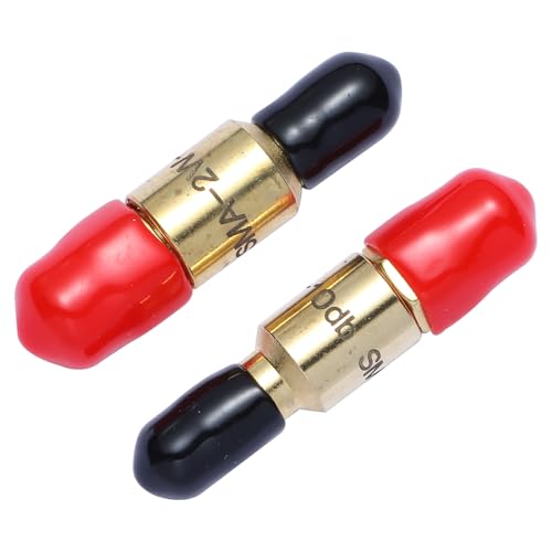 BECEN 2pieces 2Watt SMA 10dB Attenuator, DC-6GHz,50 Ohm，Precision Adjustable Signal Loss for RF Systems, Testing, Broadcast & Communication