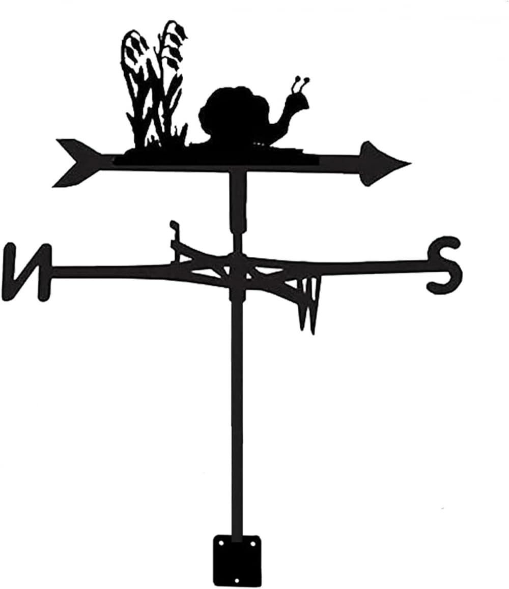 TAXXII Wind Vane for Yards Weathervane,Outdoor Direction Indicators,Roof,Garden,Courtyard Decor,Farm Yard,Cast Iron Yard