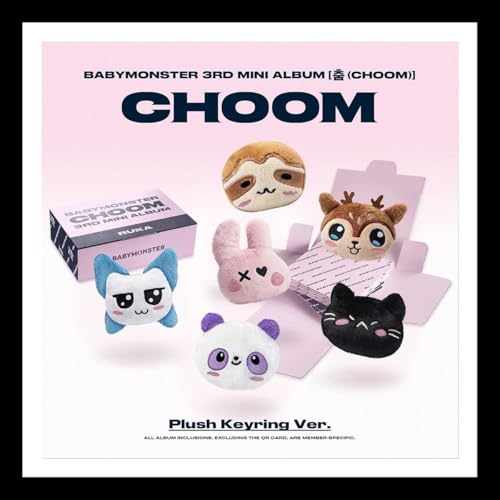 BABYMONSTER CHOOM 3rd Mini Album (PLUSH KEYRING Ver.+Gift) K-POP (ASA Ver)