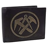 Unterteiltes Geldscheinfach, Voll-Lederboden im Hartgeldfach