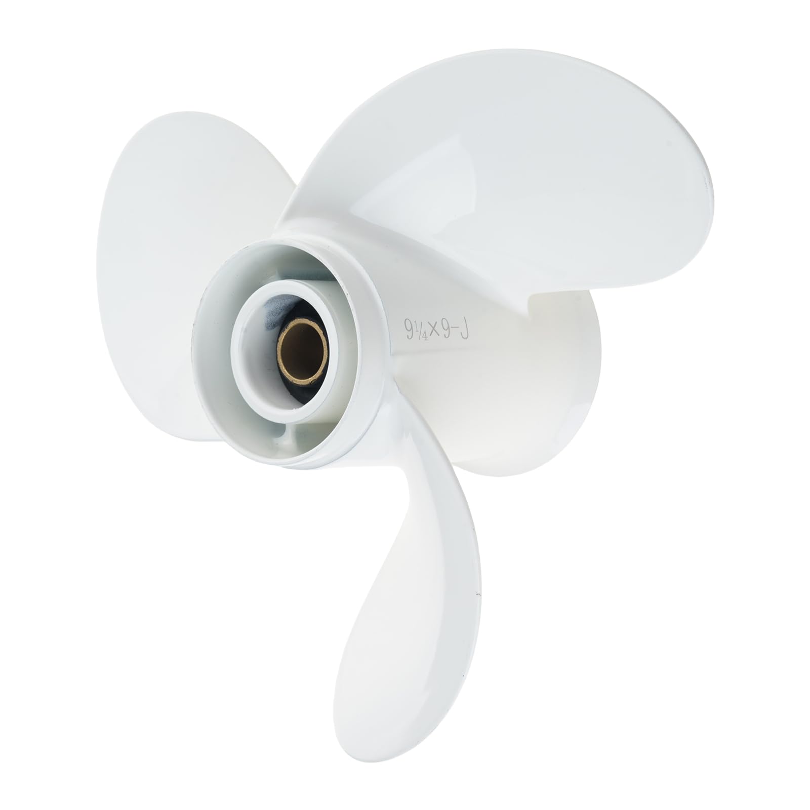 Hélice de aluminio de 9 3/4 pulgadas para embarcaciones acuáticas 683-W4592-02EL para fuerabordas de 9.9 HP, 15 HP, 20 HP, 3 cuchillas, hélice de barco de pesca de funcionamiento suave
