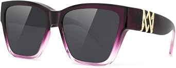 Meeloog Over Glasses Sunglasses for Women Polarized Stylish Cateye Shades Go Over Glass Women for Driving Large MST0065