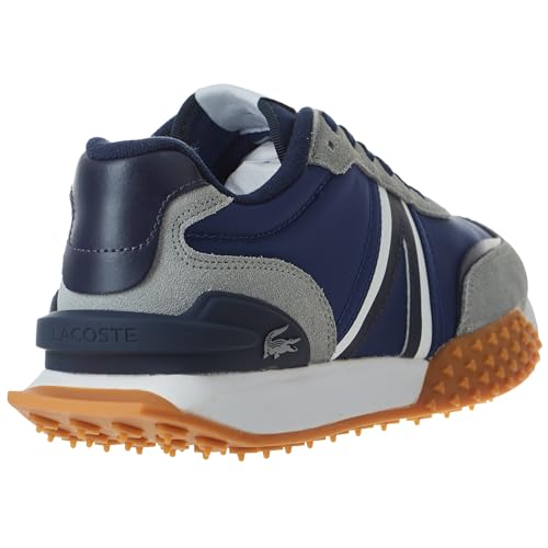 Lacoste Mens L-Spin Deluxe Sneaker, NVY/DK Gry, 83